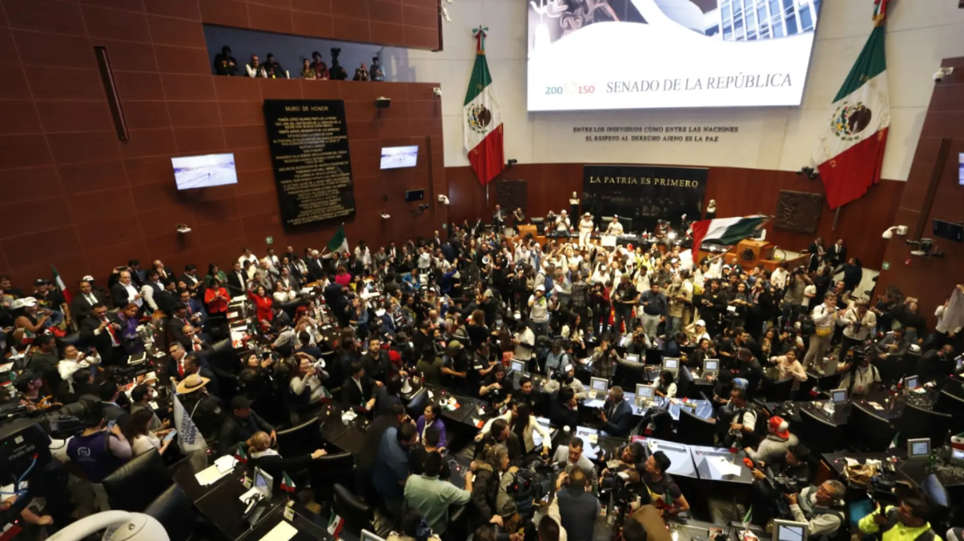 Senado no presentará denuncias por daños en toma del Senado